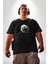 Yin Ile Yang Beyaz Siyah Kurt Siyah Büyük Beden Erkek Kadın Unisex Basic Ön Baskılı Tişört 2