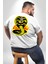 Cobra Kai Karete Çocuk Yılan Logo Dizi Büyük Beden Beyaz Tişört Kadın Erkek Ünisex Sırt Baskılı 1