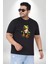 Frog Kurbağa Prens Siyah Büyük Beden Erkek Kadın Unisex Basic Ön Baskılı Tişört 5