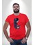 Cadılar Kırmızı Güller Kırmızı Büyük Beden Erkek Kadın Unisex Basic Ön Baskılı Tişört 2
