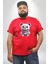 Freddy Korkunç Ayı Kırmızı Büyük Beden Erkek Kadın Unisex Basic Ön Baskılı Tişört 2