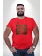 The Walking Dead Kırmızı Büyük Beden Erkek Kadın Unisex Basic Ön Baskılı Tişört 3