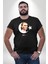Atatürk Türk Bayrağı Sonsuzluk Siyah Büyük Beden Erkek Kadın Unisex Basic Ön Baskılı Tişört 4