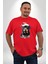 Yeni Yıl Noel Rottweiler Kırmızı Büyük Beden Erkek Kadın Unisex Basic Ön Baskılı Tişört 2