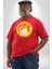 Doge Coin Kırmızı Büyük Beden Erkek Kadın Unisex Basic Ön Baskılı Tişört 1