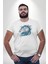 At Mandala Kafası Beyaz Büyük Beden Kadın Erkek Ünisex Basic Ön Baskılı Tişört 4
