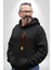 Görünmez Insan Takım Elbise Kadın Erkek Siyah Kapüşonlu Sweatshirt Hoodie 3
