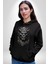 Dünyalar Savaşı Kahraman Kadın Erkek Siyah Kapüşonlu Sweatshirt Hoodie 2