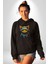 Bandana Kedi Kulaklık Çeket Kadın Erkek Siyah Kapüşonlu Sweatshirt Hoodie 2