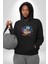 Sevimli Bebek Ejderha Elmas Yumurta Kadın Erkek Siyah Kapüşonlu Sweatshirt Hoodie 3