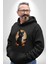 Cadılar Bayramı Kedi Kadın Erkek Siyah Kapüşonlu Sweatshirt Hoodie 3