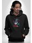 Renkli Noel Baba Yeni Nesil Gözlüklü Kadın Erkek Siyah Kapüşonlu Sweatshirt Hoodie 2