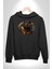 Süper Tasma Rottweiler Eğitim Kadın Erkek Siyah Kapüşonlu Sweatshirt Hoodie 5