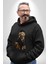 Okula Giden Öğrenci Golden Kadın Erkek Siyah Kapüşonlu Sweatshirt Hoodie 3