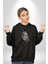 Poseidon Felsefe Kadın Erkek Siyah Kapüşonlu Sweatshirt Hoodie 3