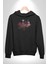 Güller ve Dikenler Şimdi Ne Yapmalıyız Kadın Erkek Siyah Kapüşonlu Sweatshirt Hoodie 4