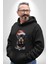 Yeni Yıl Noel Rottweiler Kadın Erkek Siyah Kapüşonlu Sweatshirt Hoodie 4