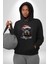 Yeni Yıl Noel Rottweiler Kadın Erkek Siyah Kapüşonlu Sweatshirt Hoodie 5