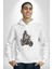 Kask Motorsiklet Dünya Turu Kadın Erkek Beyaz Kapüşonlu Sweatshirt Hoodie 4