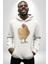Tavuk Kadın Erkek Beyaz Kapüşonlu Sweatshirt Hoodie 1