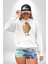 Tavuk Kadın Erkek Beyaz Kapüşonlu Sweatshirt Hoodie 4