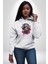 Maske Duman Corona Müzik Kulaklık Kadın Erkek Beyaz Kapüşonlu Sweatshirt Hoodie 5