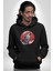 Uluyan Beyaz Kurt Kadın Erkek Siyah Kapüşonlu Sweatshirt Hoodie 3