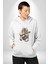Kutup Ayısı Gitar Polar Çeket Kadın Erkek Beyaz Kapüşonlu Sweatshirt Hoodie 2