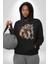 Cool Yakışıklı Kapüşonlu Spor Kaplan Kadın Erkek Siyah Kapüşonlu Sweatshirt Hoodie 4