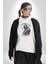 Azrail Ölüm Tanrısı Iskelet Kadın Erkek Beyaz Kapüşonlu Sweatshirt Hoodie 4