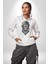 Asker Goril Komutan Kadın Erkek Beyaz Kapüşonlu Sweatshirt Hoodie 2