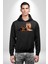 Yorkshire Teacup ve Anne Köpek Kadın Erkek Siyah Kapüşonlu Sweatshirt Hoodie 4