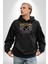 Panik Yok Teddy Kadın Erkek Siyah Kapüşonlu Sweatshirt Hoodie 5