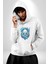 Buzların Efendisi Kurukafa Kadın Erkek Beyaz Kapüşonlu Sweatshirt Hoodie 1