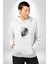 Kaket Polis Kedi Kadın Erkek Beyaz Kapüşonlu Sweatshirt Hoodie 3
