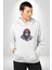 Kırmızı Gözlük Çeket Maymun Kadın Erkek Beyaz Kapüşonlu Sweatshirt Hoodie 4