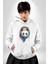 Kulaklık Ayı Panda Kadın Erkek Beyaz Kapüşonlu Sweatshirt Hoodie 1