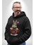 Kedi ve Köpek Sonsuzadek Arkadaşız Kadın Erkek Siyah Kapüşonlu Sweatshirt Hoodie 3