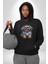 Shih Tzu Renkli Köpek Kadın Erkek Siyah Kapüşonlu Sweatshirt Hoodie 5