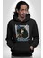 Anime Levi Ackerman Beyaz ve Siyah Kanatlar Kadın Erkek Siyah Kapüşonlu Sweatshirt Hoodie 2