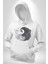 Siyah Beyaz Ying Yang Kadın Erkek Beyaz Kapüşonlu Sweatshirt Hoodie 5