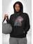 Metal Müzik Çeket Kadın Erkek Siyah Kapüşonlu Sweatshirt Hoodie 4