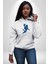 Basketbol Mars Uzay Smaçı Kadın Erkek Beyaz Kapüşonlu Sweatshirt Hoodie 3