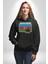 Azerbeycan Bayrak Ülke Kadın Erkek Siyah Kapüşonlu Sweatshirt Hoodie 2