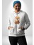 Teacup Pomernian Çeket Kadın Erkek Beyaz Kapüşonlu Sweatshirt Hoodie 2