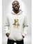 Frog Kurbağa Prens Kadın Erkek Beyaz Kapüşonlu Sweatshirt Hoodie 1