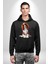 Cavalier King Charles Spaniel Kadın Erkek Siyah Kapüşonlu Sweatshirt Hoodie 1