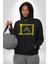 Fantastik Sanatsal Yeni Nesil Kırmızı Bere El Ile Dürbün Kadın Erkek Siyah Kapüşonlu Sweatshirt Hoodie 5