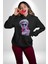 Kulaklık Gözlük Pop Art Heykel Kadın Erkek Siyah Kapüşonlu Sweatshirt Hoodie 1