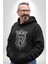 Yarım ınsan yarım leopar mutant leopar kral kadın erkek beyaz kapüşonlu sweatshirt hoodie 5